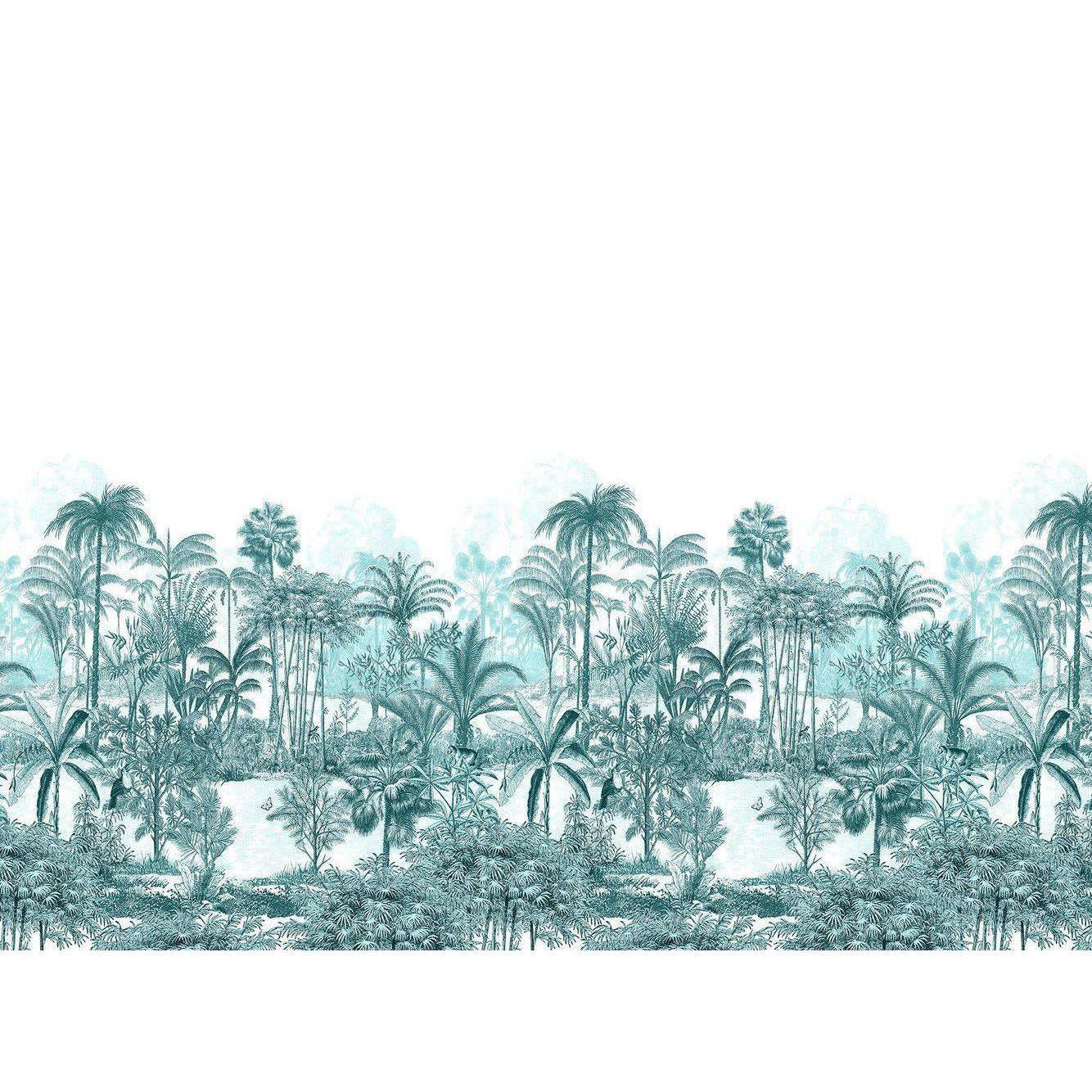 Amazone-Digital Wallpaper-Isidore Leroy-Blue / Green-62416045-MENTHE