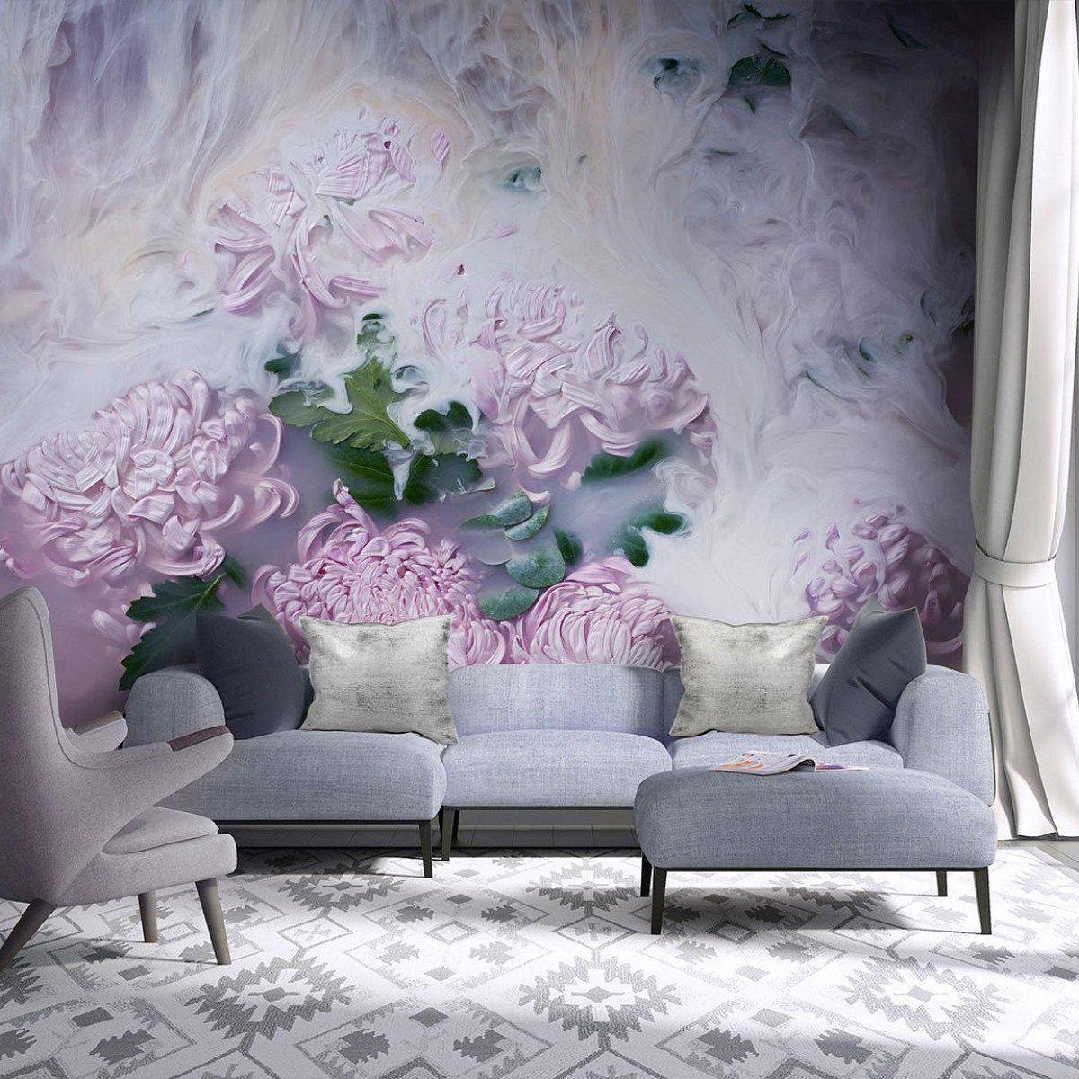 Amethyst-Digital Wallpaper-Back to the Wall-Lilac-