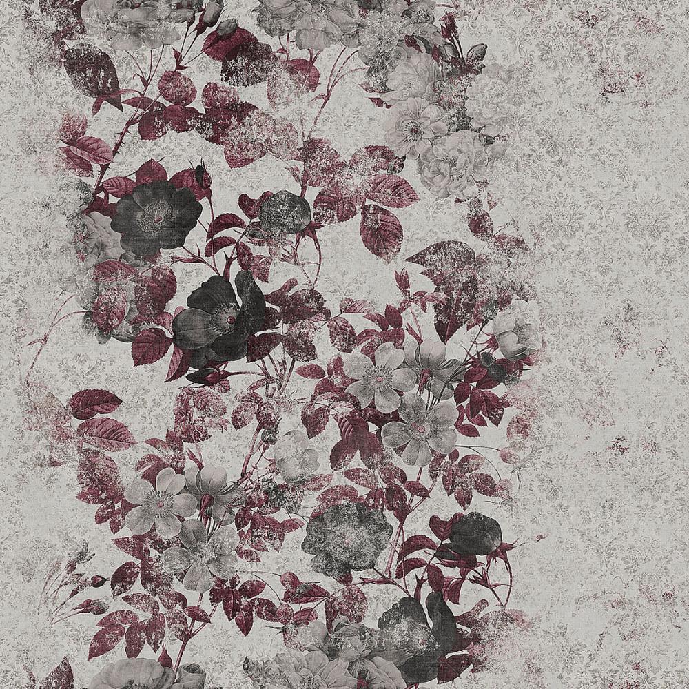 Anya-Digital Wallpaper-London Art-Grey / Red-18123-02