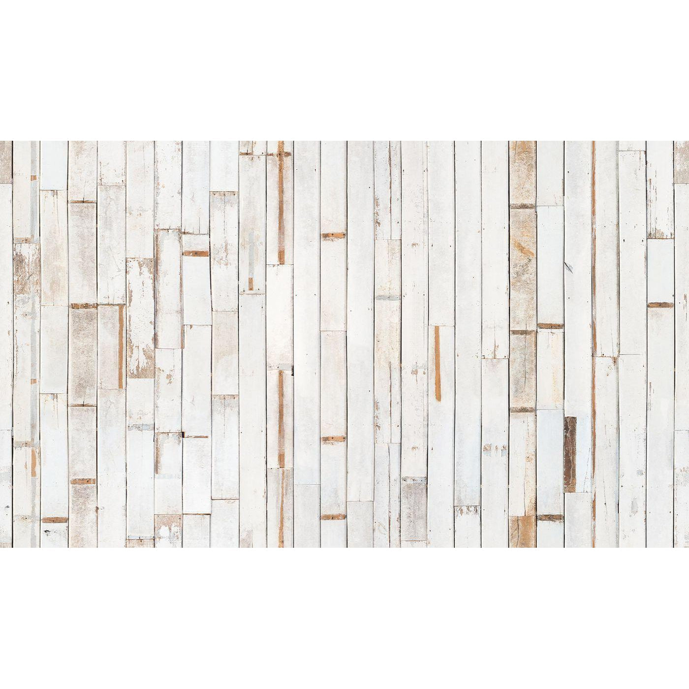 Bali Boards-Digital Wallpaper-Rebel Walls-White / Brown-R14701