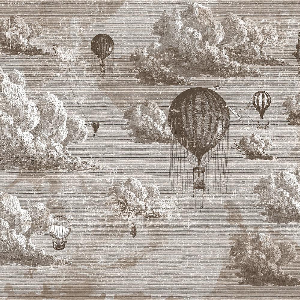 Beyond The Clouds-Digital Wallpaper-London Art-Brown-15159-02