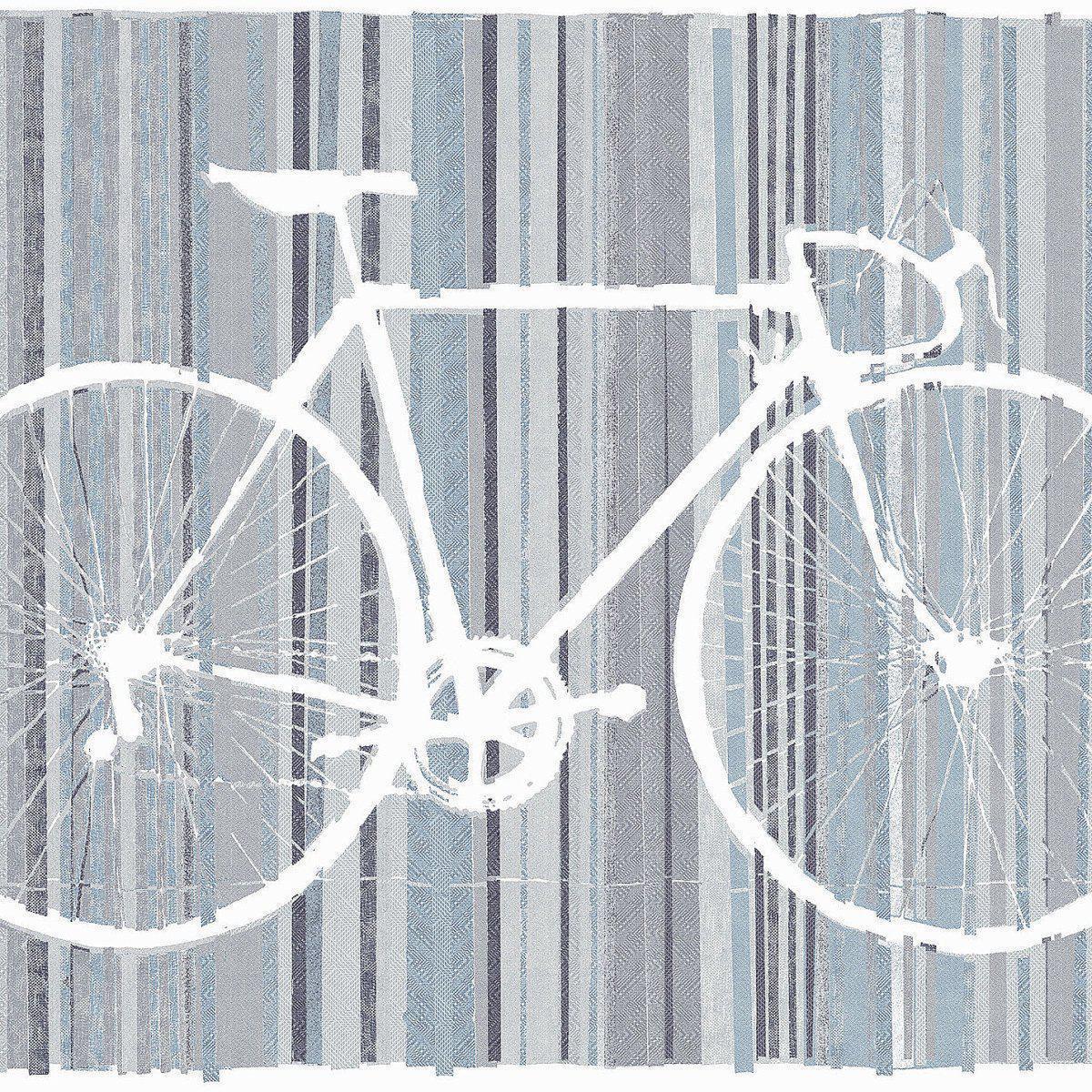 Bicycle Trace-Digital Wallpaper-Tecnografica-Blue-60721