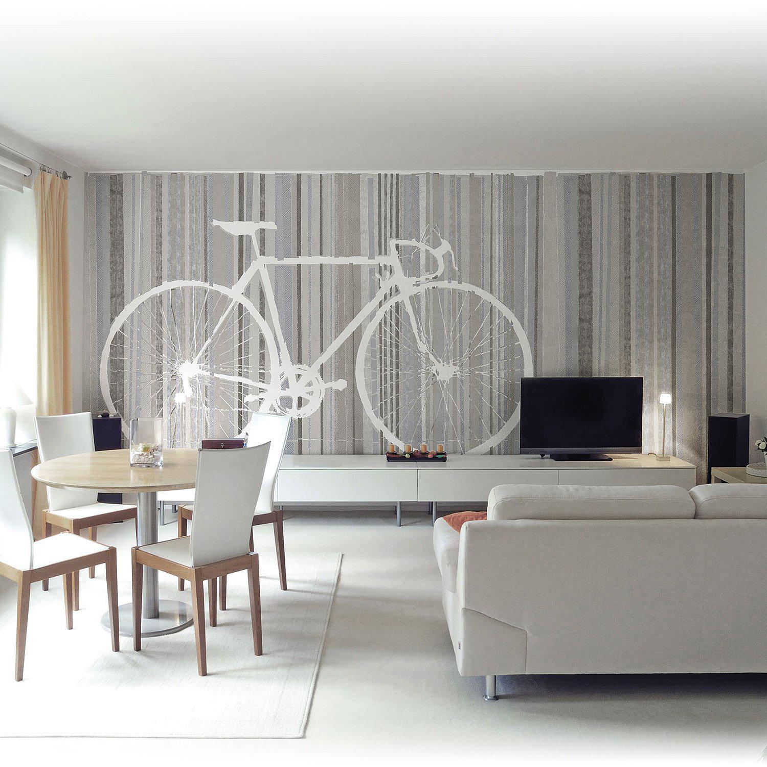 Bicycle Trace-Digital Wallpaper-Tecnografica-