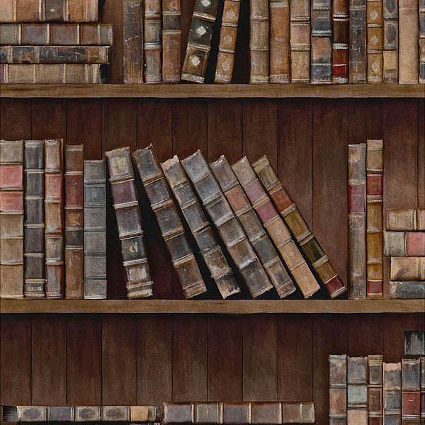 Book Shelves-Pre-Printed Wallpaper-Mind the Gap-