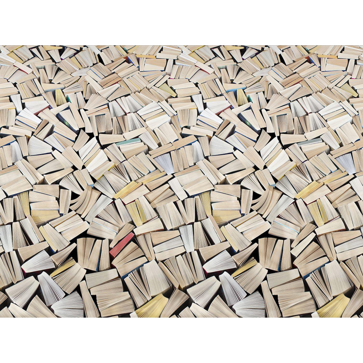 Books-Digital Wallpaper-Rebel Walls-Brown-R11511