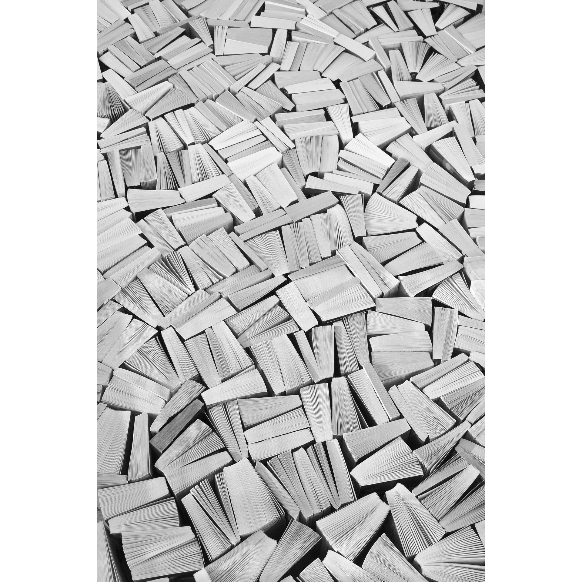 Books-Digital Wallpaper-Rebel Walls-Grey-R11513