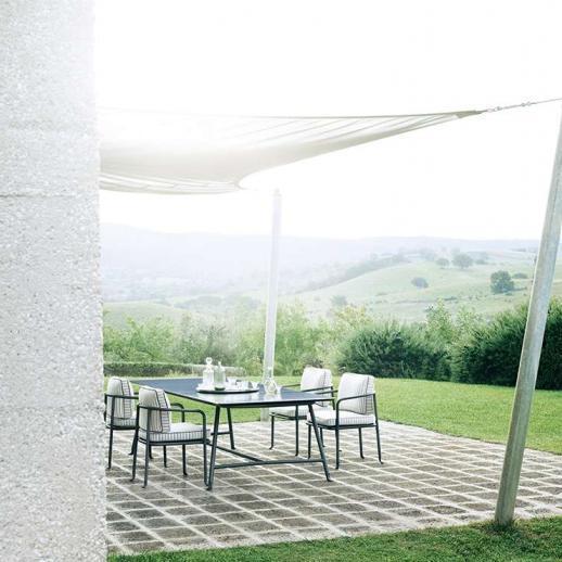 Borea-Dining Chair (with arms)-B&B Italia