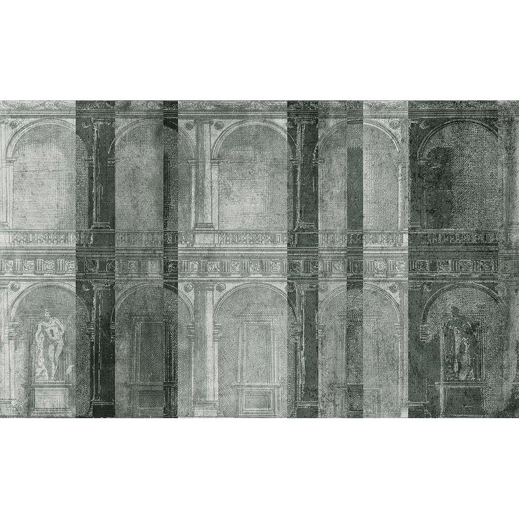 Borromini-Digital Wallpaper-Skinwall-Grey / Green-735C