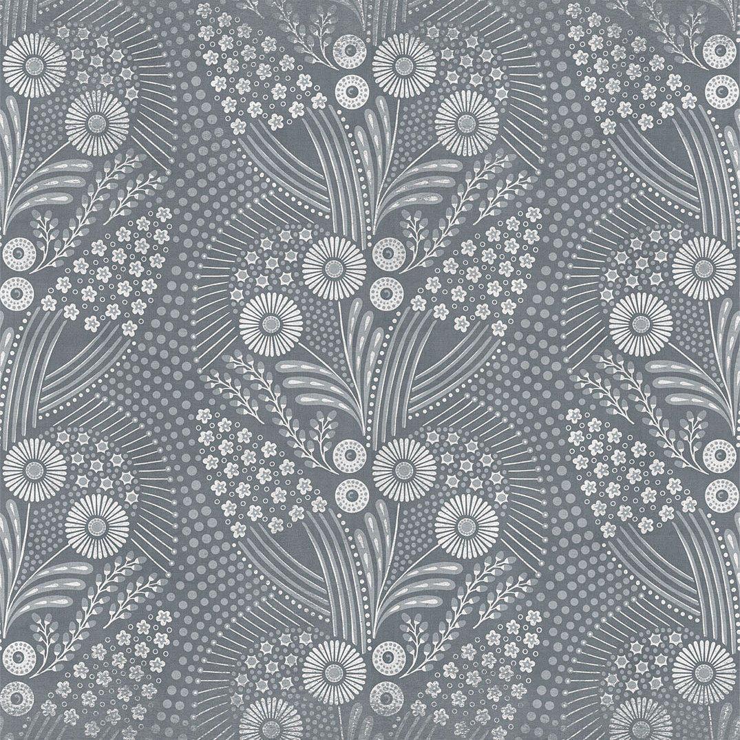 Bouquet-Digital Wallpaper-London Art-Grey-17013-02