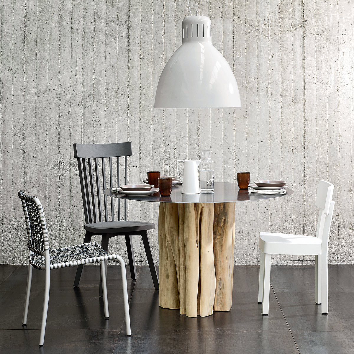 Brick 36/38 Dining Table (Round)-Gervasoni-moderndesign.io