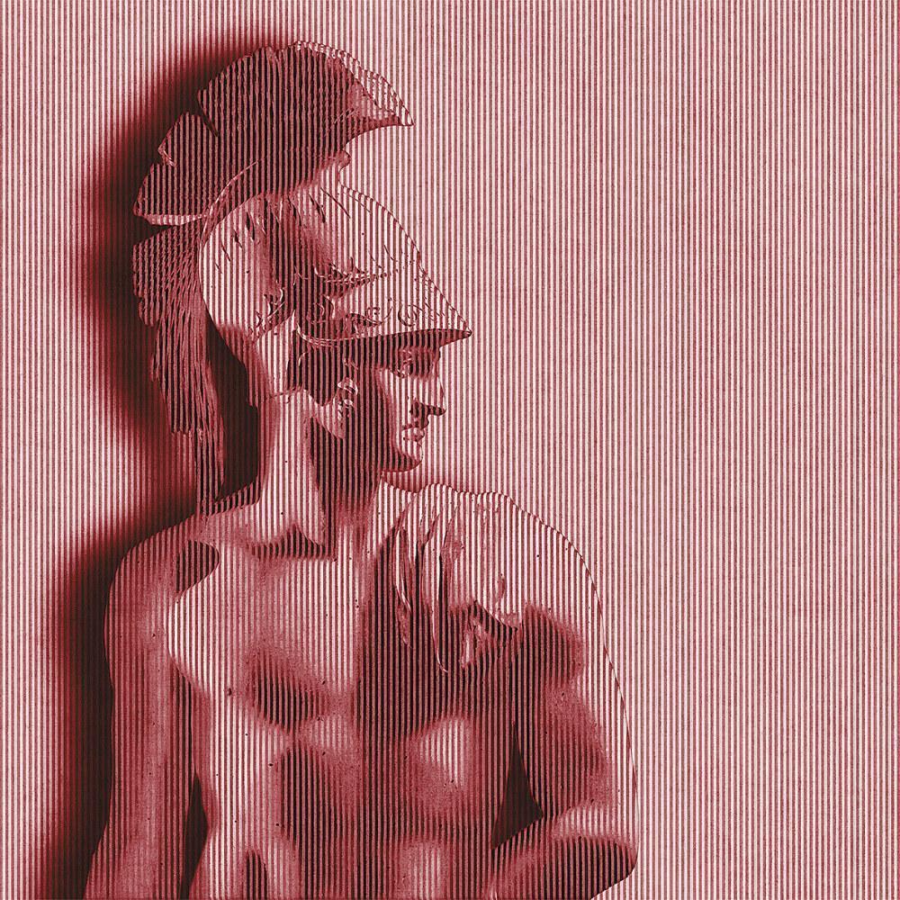 Canova-Digital Wallpaper-London Art-Red-18052-04