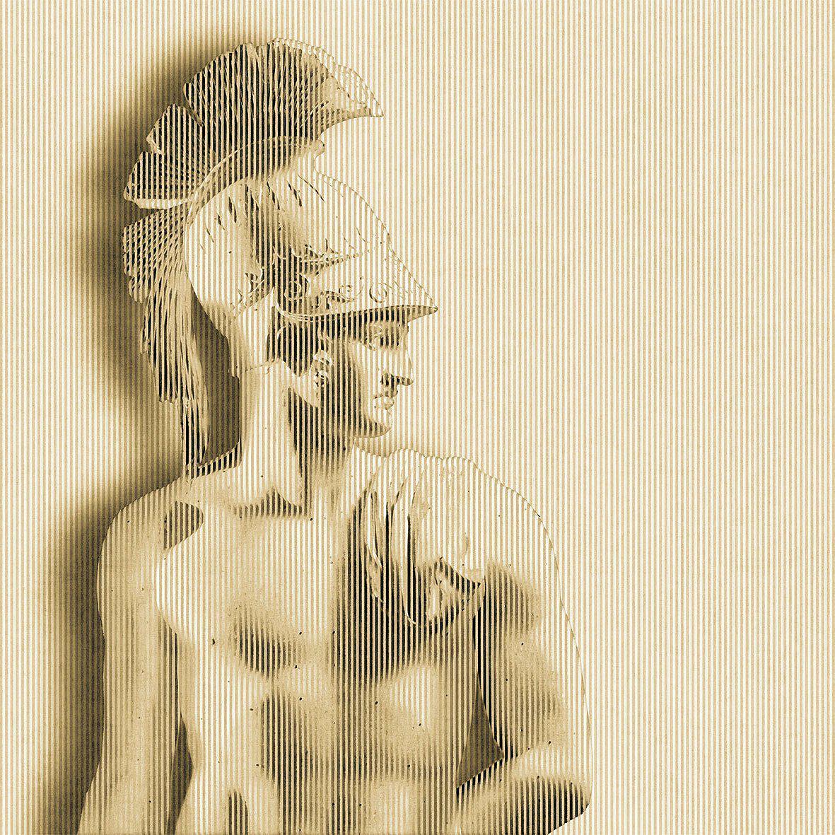 Canova-Digital Wallpaper-London Art-Yellow-18052-03