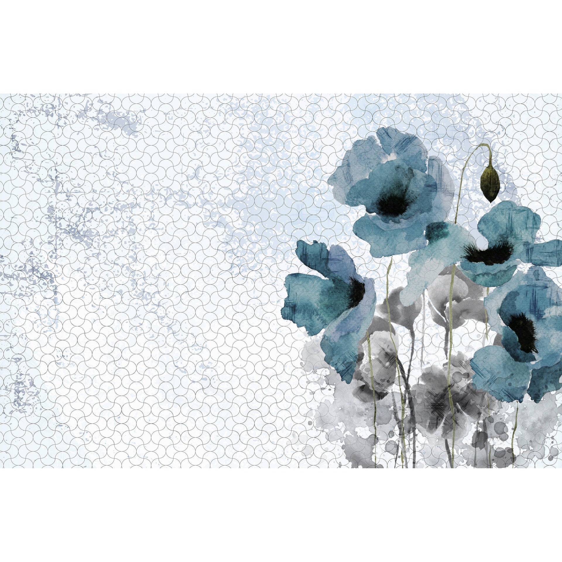 Cataleja-Digital Wallpaper-InstabileLab-Blue-CATALEJA 03