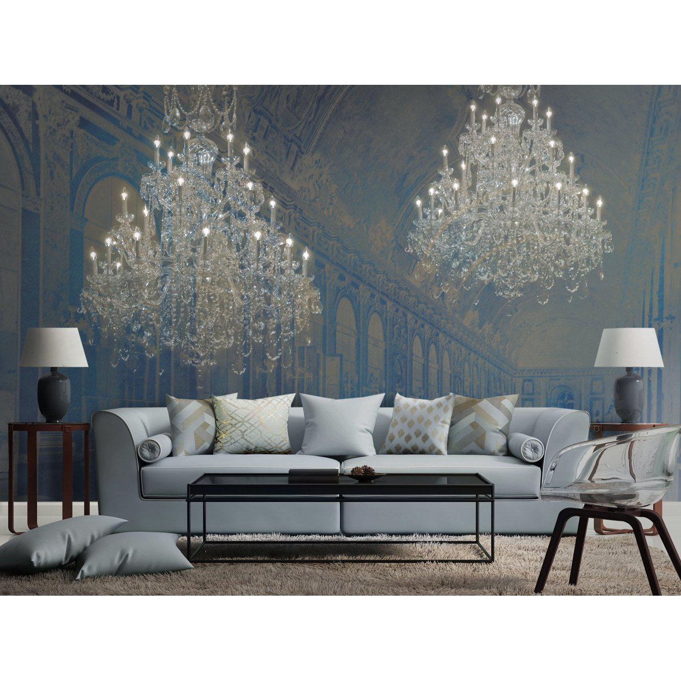 Chandelier Palace-Digital Wallpaper-Back to the Wall-