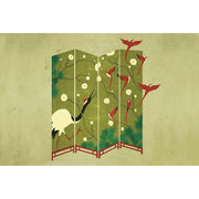 China Crane-Digital Wallpaper-Glamora-