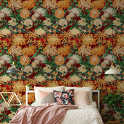 Chrysanthemums-Pre-Printed Wallpaper-Mind the Gap-