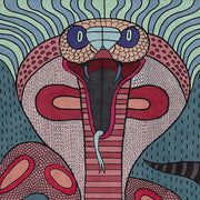 Cobra-Digital Wallpaper-London Art-Red / Blue-19005-01