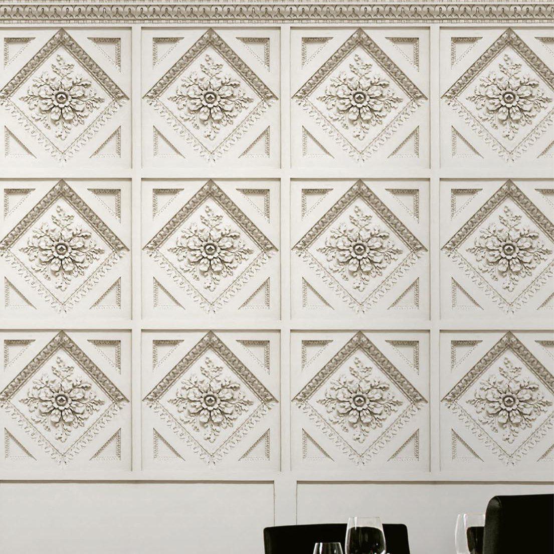 Coffer Wall-Wallpepper-moderndesign.io