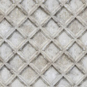 Concrete Trellis-Digital Wallpaper-Rebel Walls-Brown-R12781