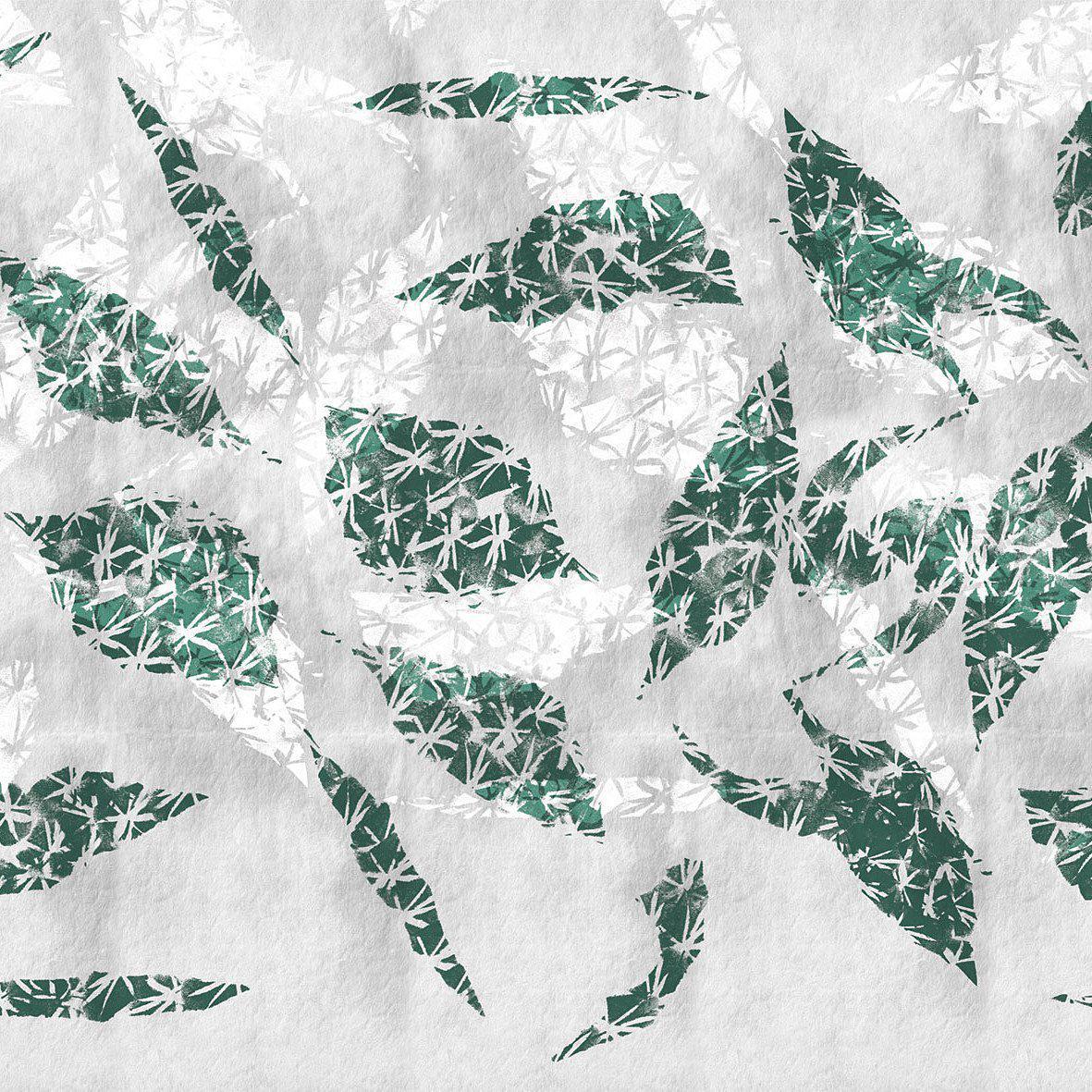 Cristalli-Digital Wallpaper-London Art-White / Grey / Green-17049-04