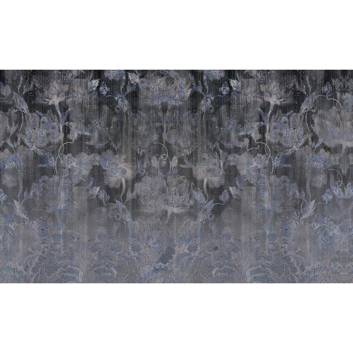 Dark Flowers-Digital Wallpaper-Skinwall-Blue-711