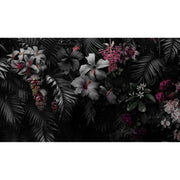 Dark Paradiso-Digital Wallpaper-Back to the Wall-Grey / Purple-