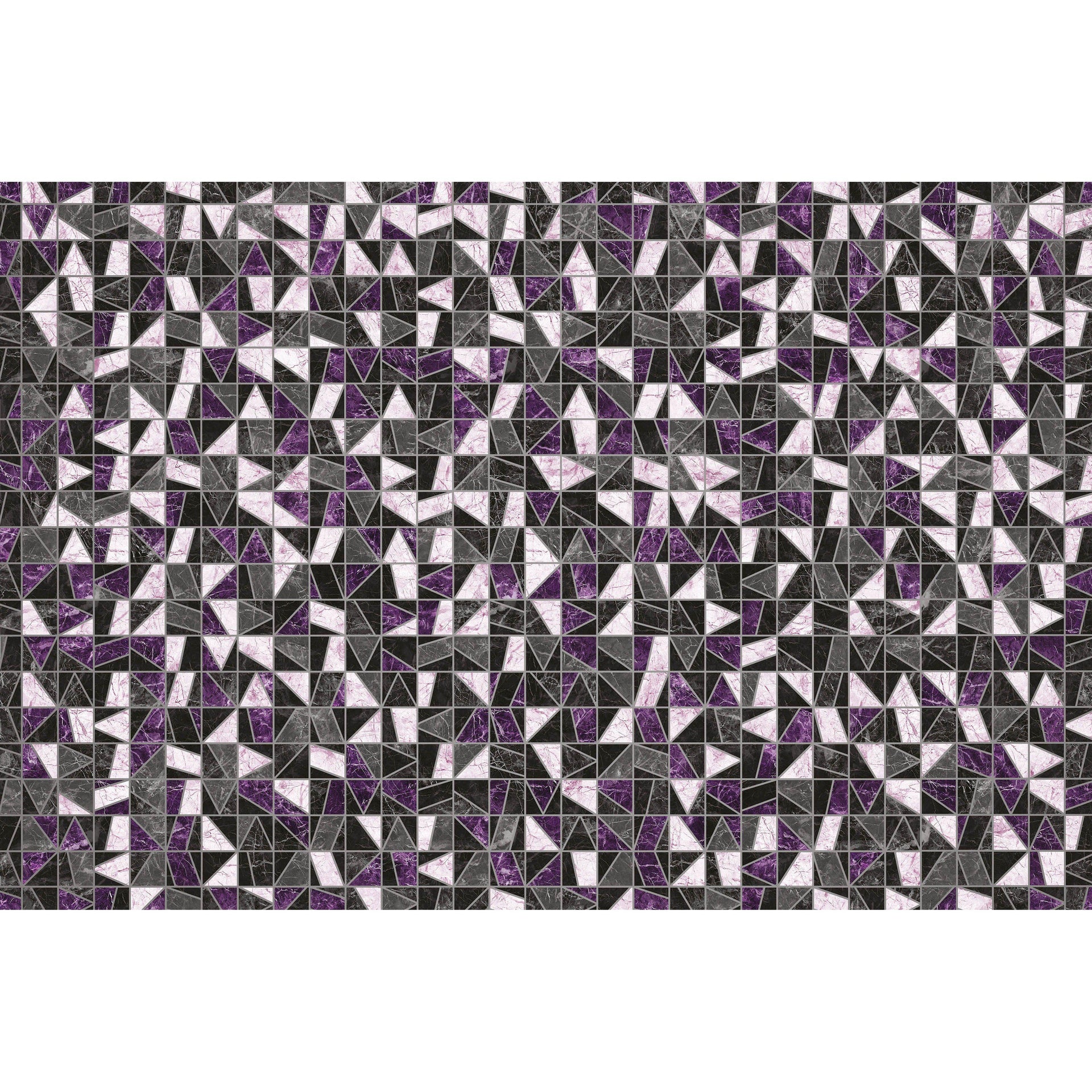 Diamante-Digital Wallpaper-InstabileLab-Purple / Grey-DIAMANTE 03