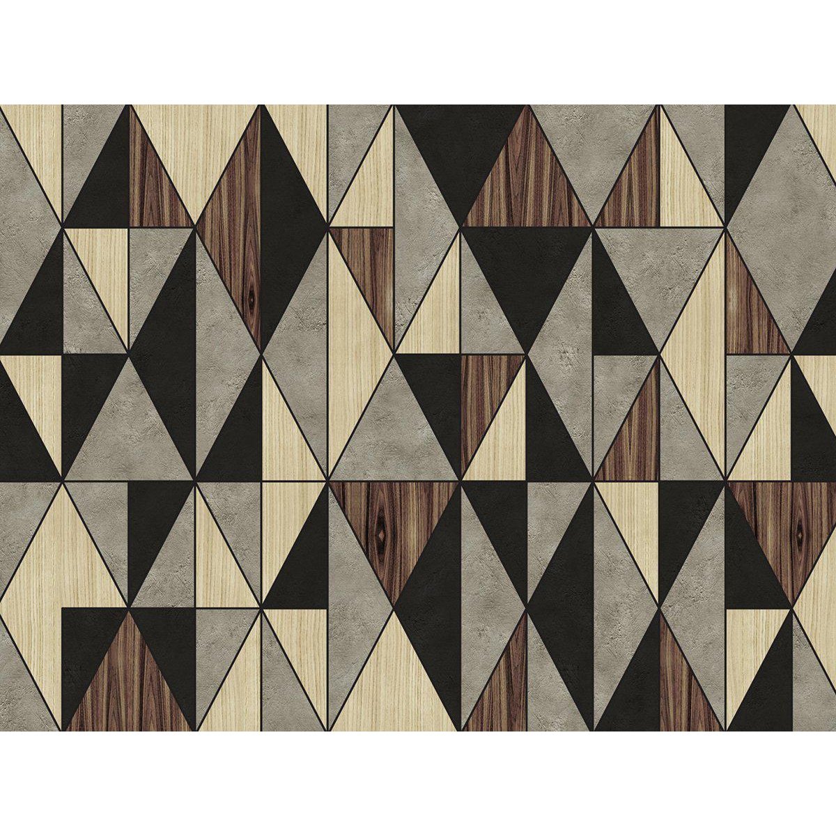 Diecut-Digital Wallpaper-Wall&deco-Black / Grey / Light Brown / Dark Brown-M_OUT_DI1304