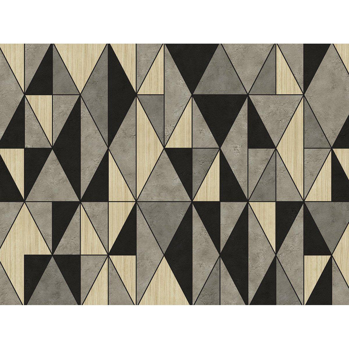 Diecut-Digital Wallpaper-Wall&deco-Grey / Black / Light Brown-M_OUT_DI1303