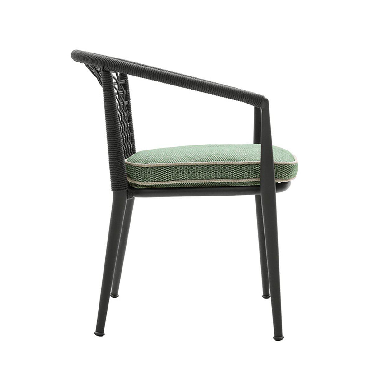 Erica 19 Dining Chair (With Arms)-B&B Italia-moderndesign.io