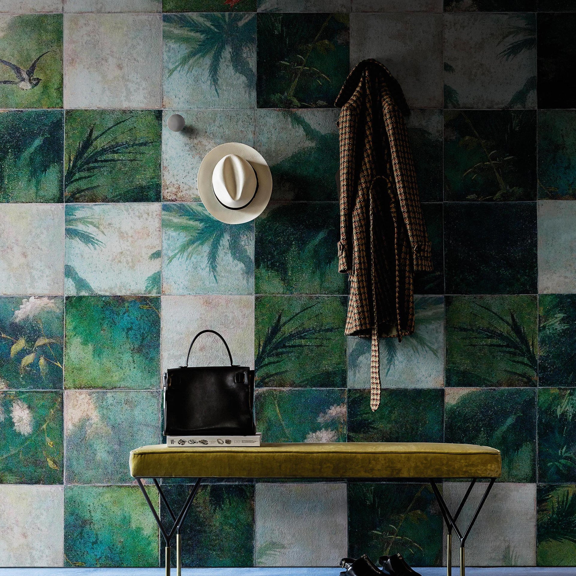 Exotic Damier-Digital Wallpaper-Wall&deco-