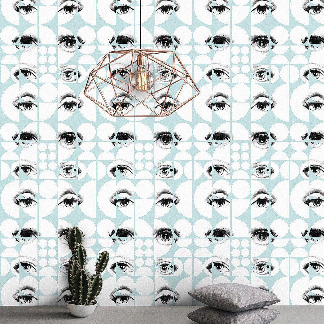 Eyes and Circles-Pre-Printed Wallpaper-Mind the Gap-