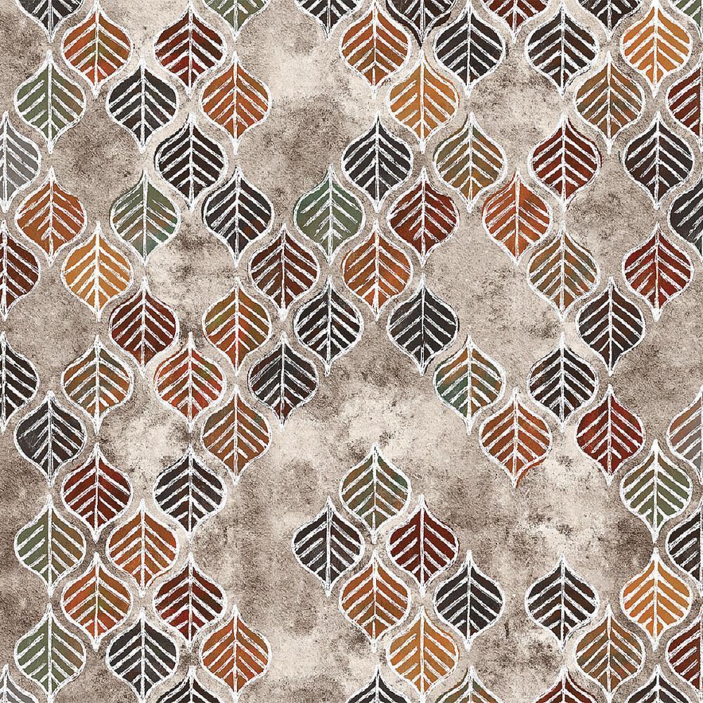 Fall Arouse-Digital Wallpaper-London Art-Brown-17069-01