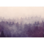 Fir Forest-Digital Wallpaper-Rebel Walls-Purple-R16001