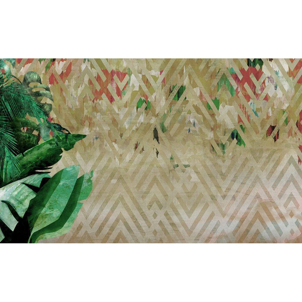 Flamingo Bay-Digital Wallpaper-Skinwall-Green-58B