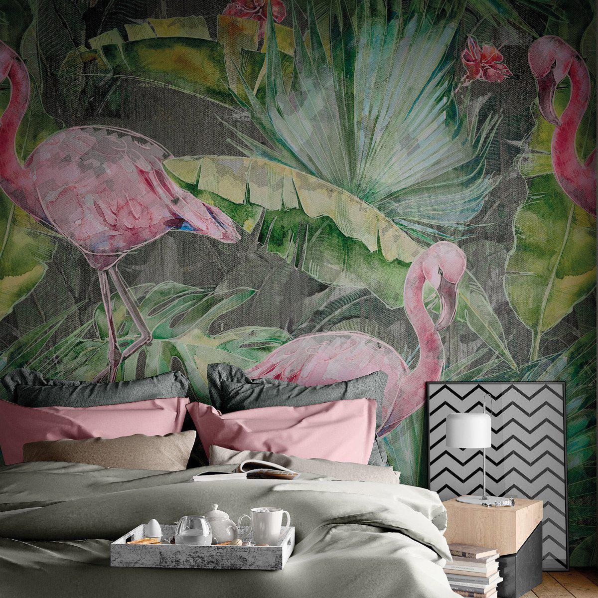 Flamingo-Digital Wallpaper-Tecnografica-