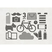 Flat Icon-Digital Wallpaper-Wall&deco-Grey 1-WDFI1401