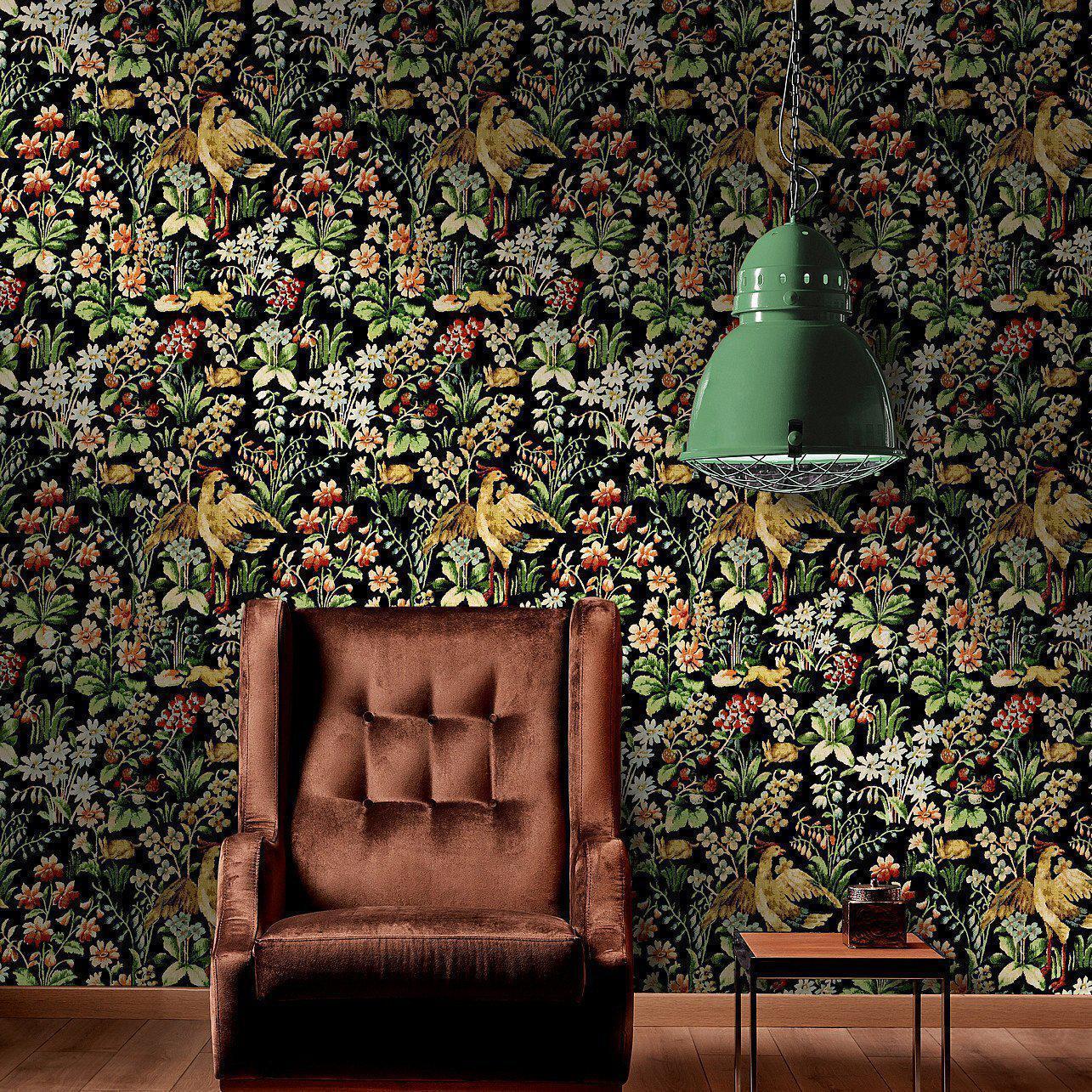 Floral Tapestry Premium-Pre-Printed Wallpaper-Mind the Gap-