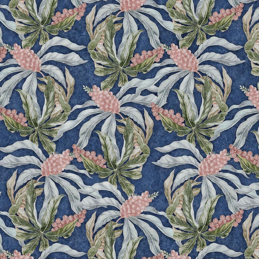 Flowerin-Digital Wallpaper-London Art-Blue / Green / Pink-19021-02