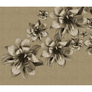 Flowers Poetry-Digital Wallpaper-Wall&deco-Light Brown-WDFP1101