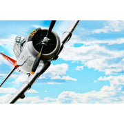 Flying High-Digital Wallpaper-Back to the Wall-Grey / Black-