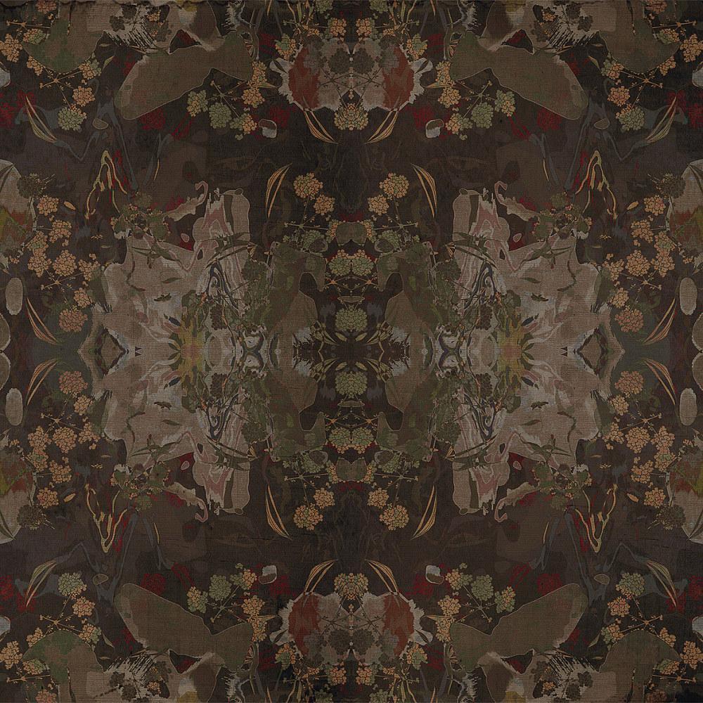 Furisode-Digital Wallpaper-London Art-Brown-18065-02