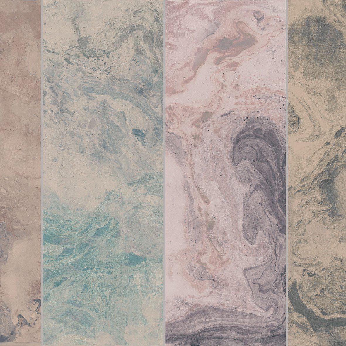 Galaxy Marble-Digital Wallpaper-London Art-Pink / Green / Purple-17004-01