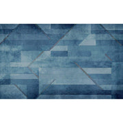 Geometric Grid-Digital Wallpaper-Skinwall-Blue-50A