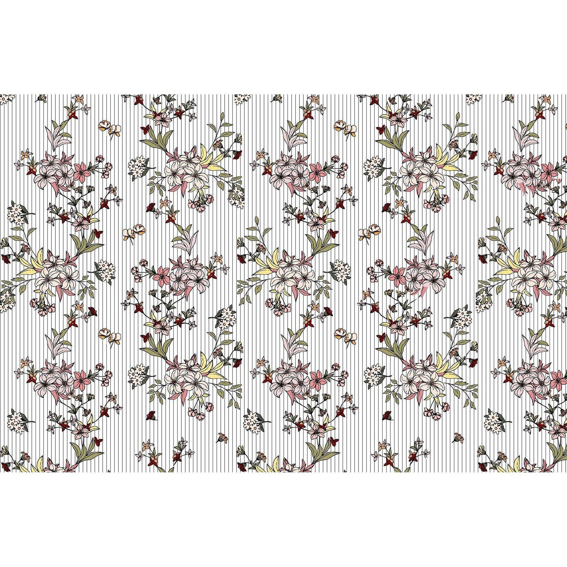 Gess-Digital Wallpaper-InstabileLab-Pink / Green / White-GESS 03