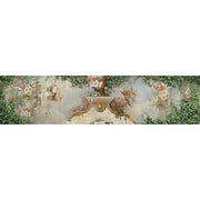 Gesso Fresco-Digital Wallpaper-Back to the Wall-Green / Pink / Brown-