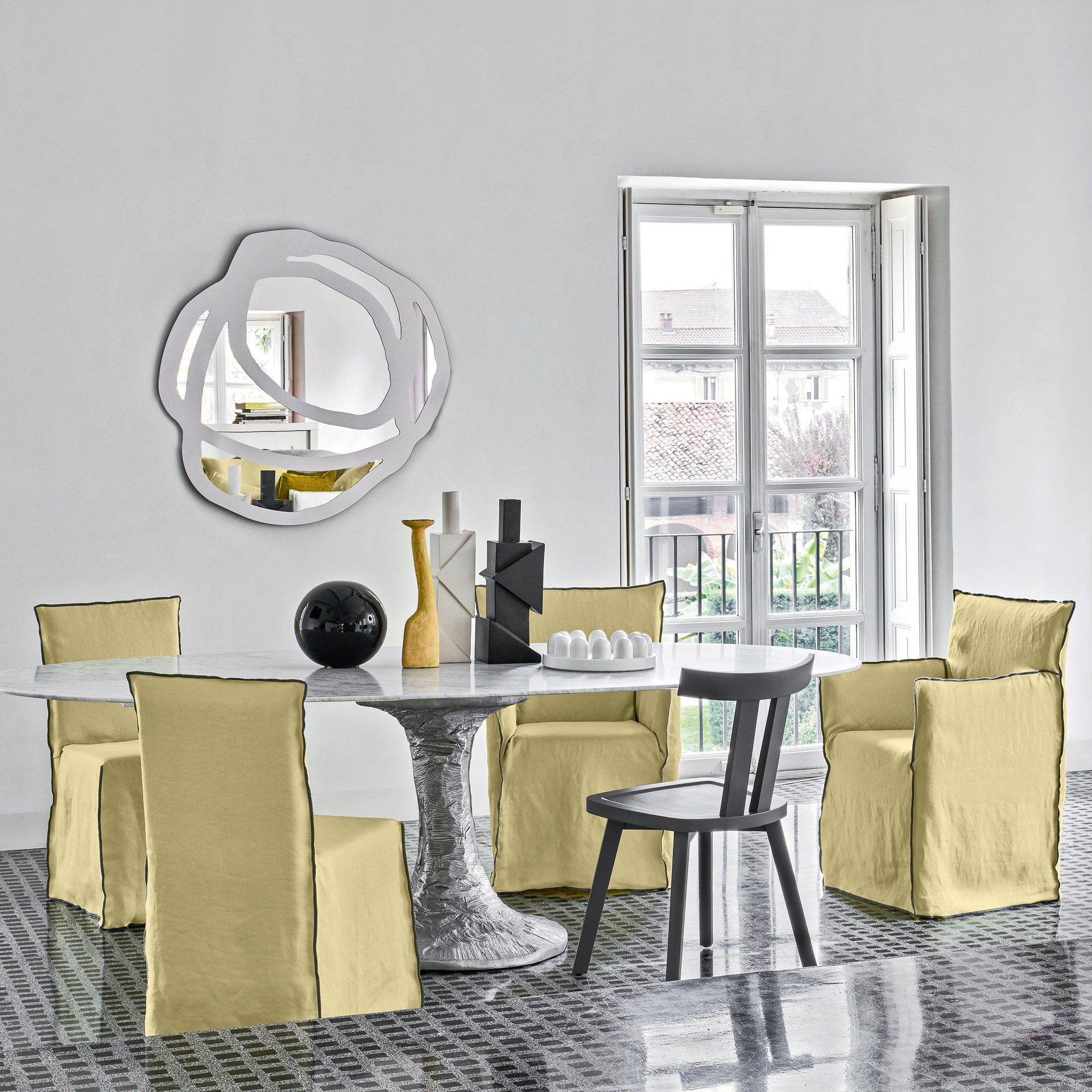 Ghost 25-Dining Chair (with arms)-Gervasoni