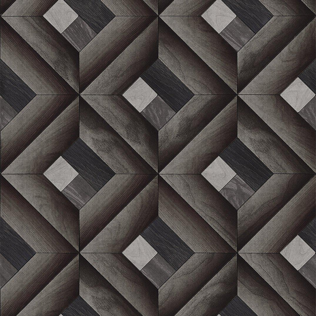 Grand Tour 5 Tarsia-Digital Wallpaper-London Art-Brown 2-18022-02