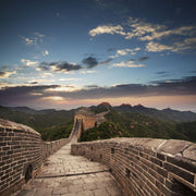 Great Wall of China-Digital Wallpaper-Rebel Walls-Blue / Brown-R12042