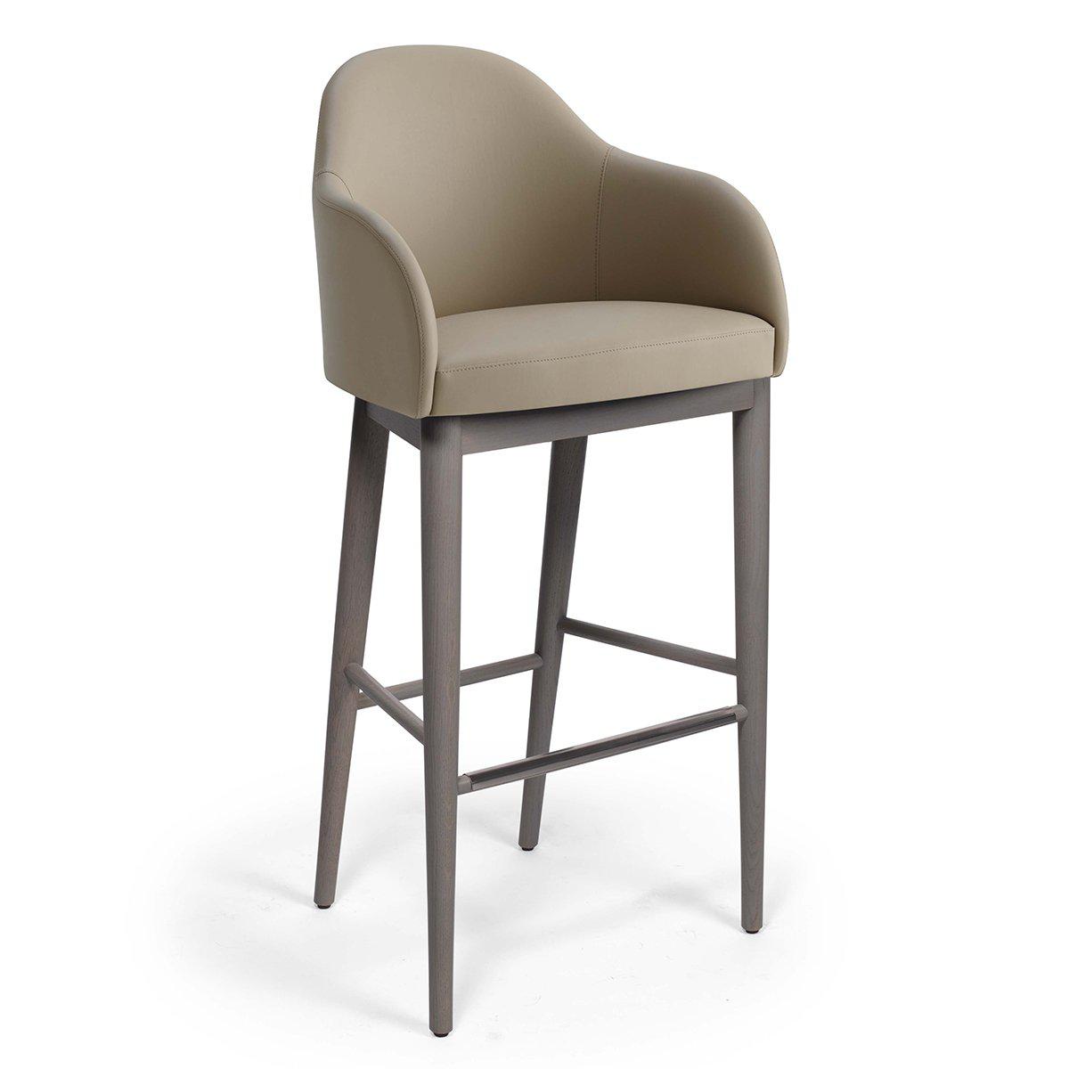 Greta SG SCL (Arm)-High Stool (with arms)-Accento